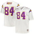 Minnesota Vikings Randy Moss White Big & Tall 1998 Legacy Retired Player Jersey product image 1, provided for visual