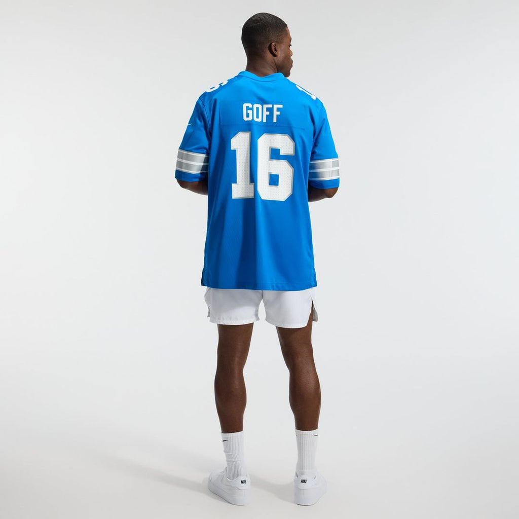 Detroit Lions Jared Goff Blue Game Jersey product image 18, provided for visual reference and product detail review