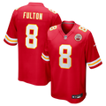Kansas City Chiefs Kristian Fulton Red Team Game Jersey product image 1, provided for visual reference and product detail