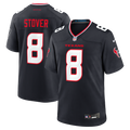 Houston Texans Cade Stover Navy Team Game Jersey product image 1, provided for visual reference and product detail review
