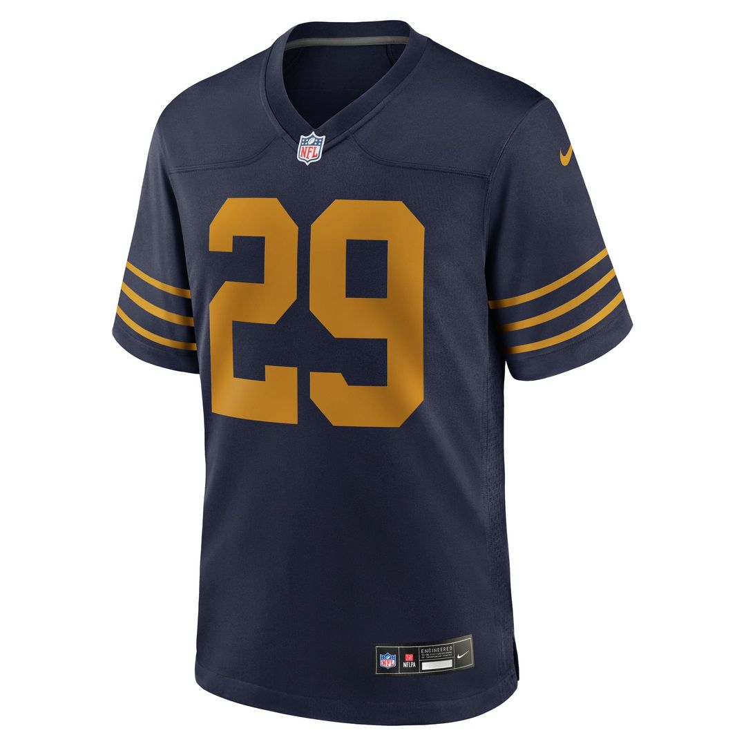 Green Bay Packers Xavier McKinney Navy The 1923 Classic Game Jersey product image 2, provided for visual reference and