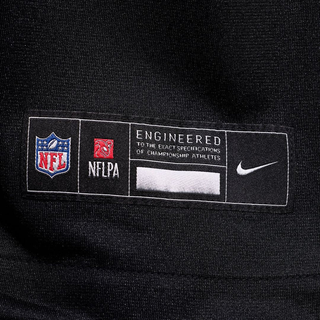 Carolina Panthers Tershawn Wharton Black Team Game Jersey product image 6, provided for visual reference and product detail
