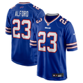 Buffalo Bills Dee Alford Royal Team Game Jersey product image 1, provided for visual reference and product detail review