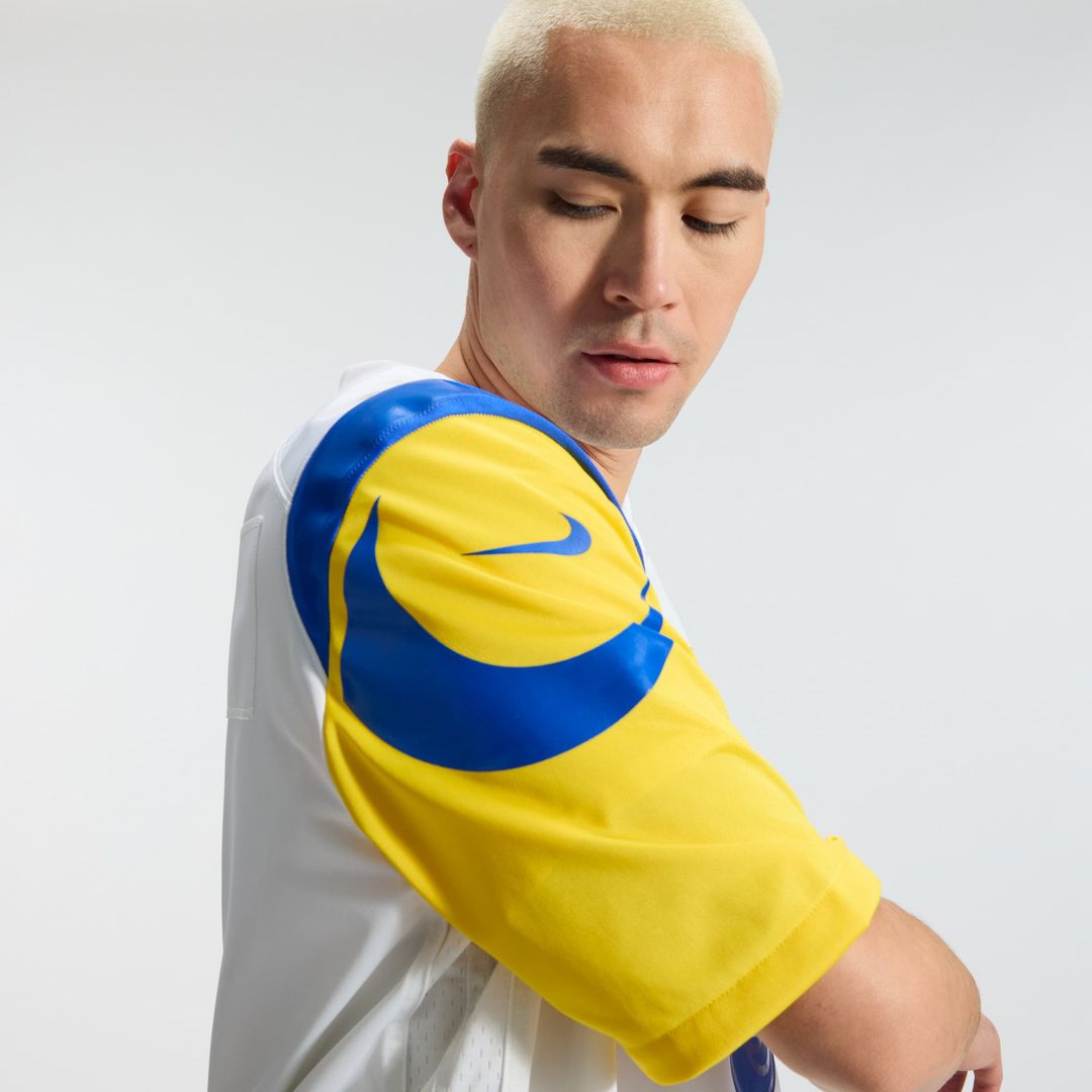 Los Angeles Rams Jared Verse White White Game Player Jersey product image 23, provided for visual reference and product