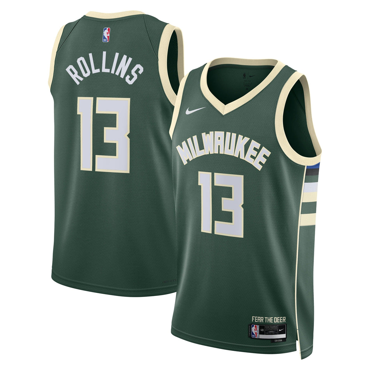Milwaukee Bucks Nike Icon Edition Swingman Jersey - Hunter product image 1