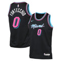 Simone Fontecchio Miami Heat 2025/26 City Edition Swingman Jersey - Black - Youth product image 1, provided for visual