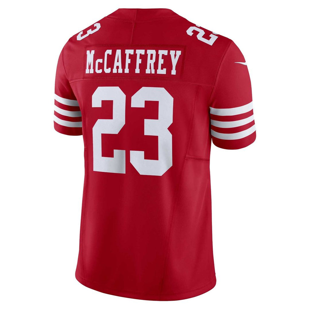 San Francisco 49ers Christian McCaffrey Scarlet Vapor F.U.S.E. Limited Jersey product image 6, provided for visual reference