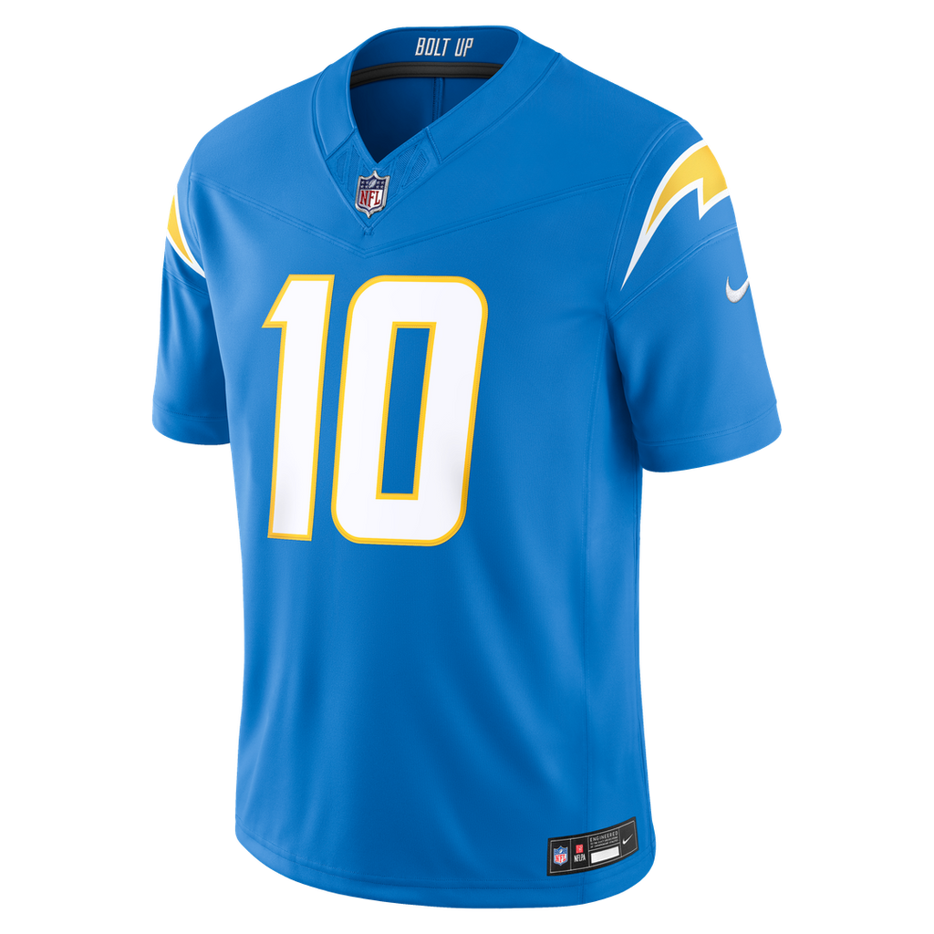 Los Angeles Chargers Justin Herbert Navy Alternate Super Chargers Vapor F.U.S.E. Stitched Limited Jersey product image 16,