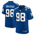 Indianapolis Colts Tony Siragusa Blue Retired Player Alternate Game Jersey product image 1, provided for visual reference