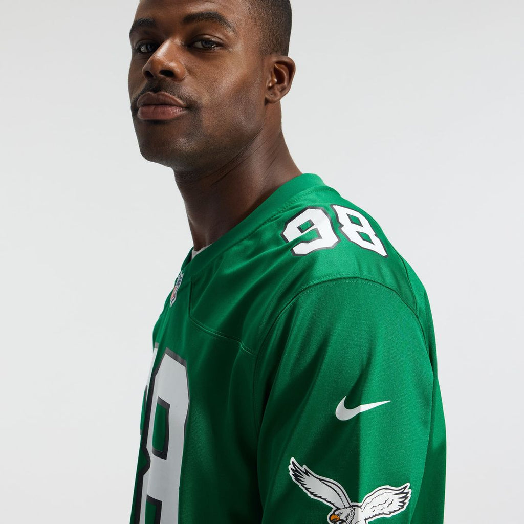 Philadelphia Eagles Jalen Carter White Game Jersey product image 16, provided for visual reference and product detail review