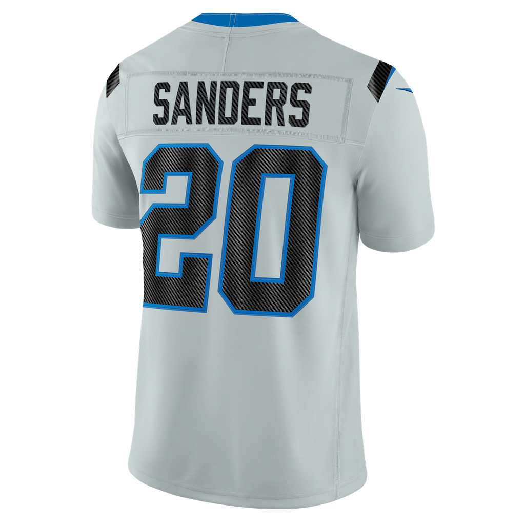 Detroit Lions Barry Sanders Silver 2026 Rivalries Collection Stitched Limited Jersey product image 3, provided for visual
