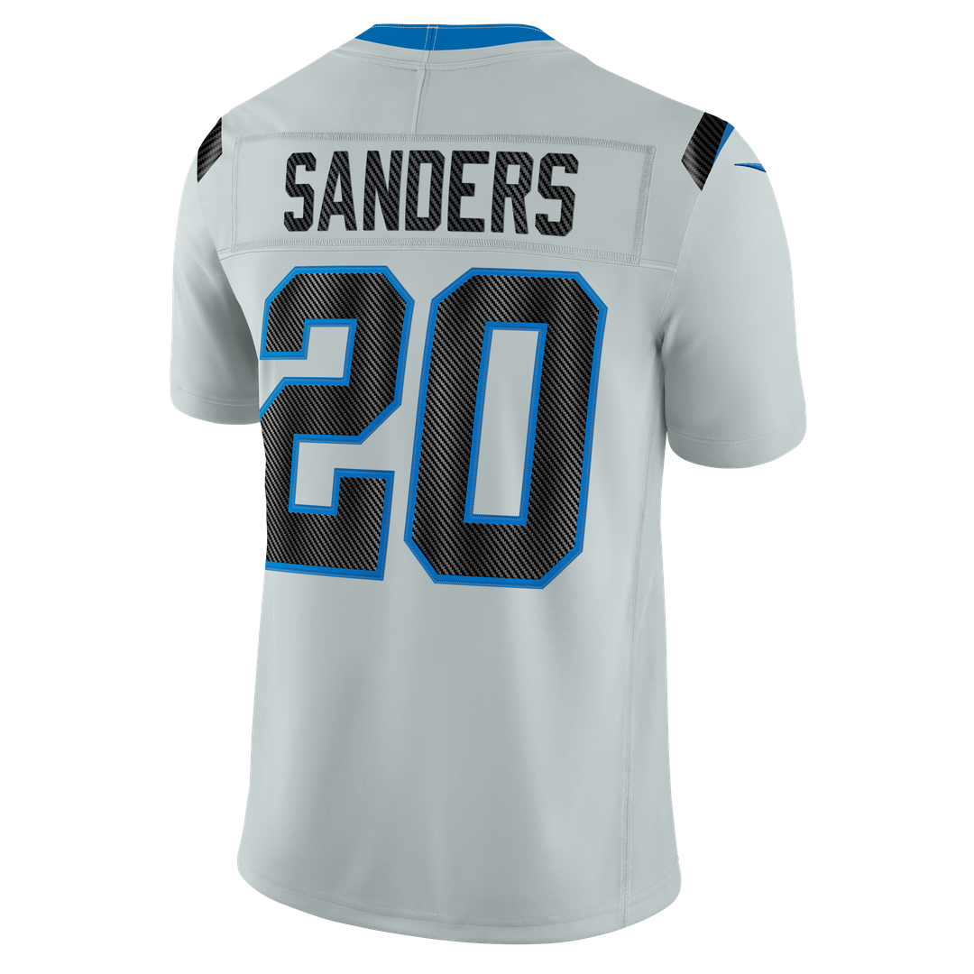 Detroit Lions Barry Sanders Silver 2026 Rivalries Collection Stitched Limited Jersey product image 3, provided for visual