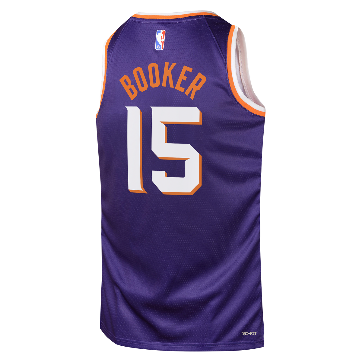 Devin Booker Phoenix Suns Icon Edition Swingman Jersey - Purple - Youth product image 4, provided for visual reference and