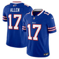 Buffalo Bills Josh Allen Royal Vapor F.U.S.E. Limited Jersey product image 1, provided for visual reference and product