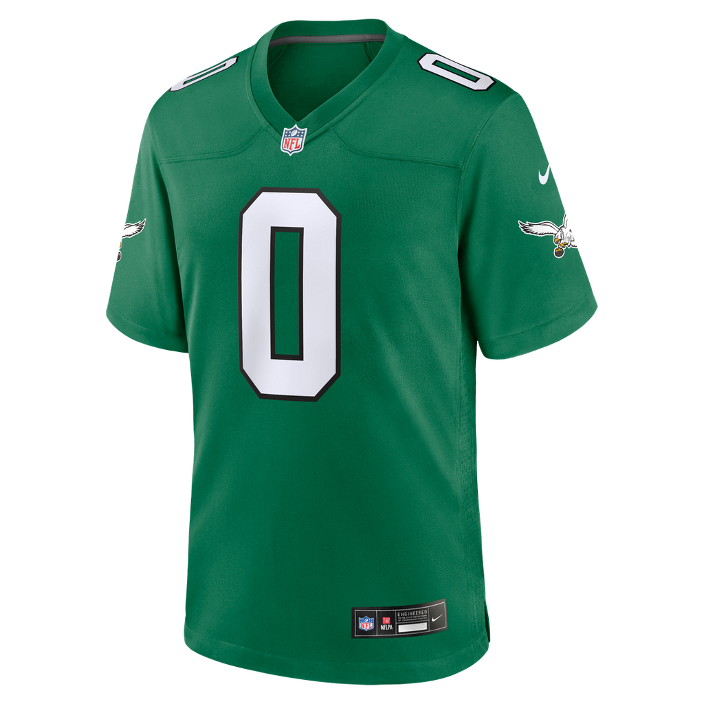 Philadelphia Eagles Marquise Brown Kelly Green Alternate 2 Game Jersey product image 8, provided for visual reference and