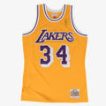 Los Angeles Lakers Swingman Basketball Jersey Shaquille O'Neal 1996 product image 1, provided for visual reference and