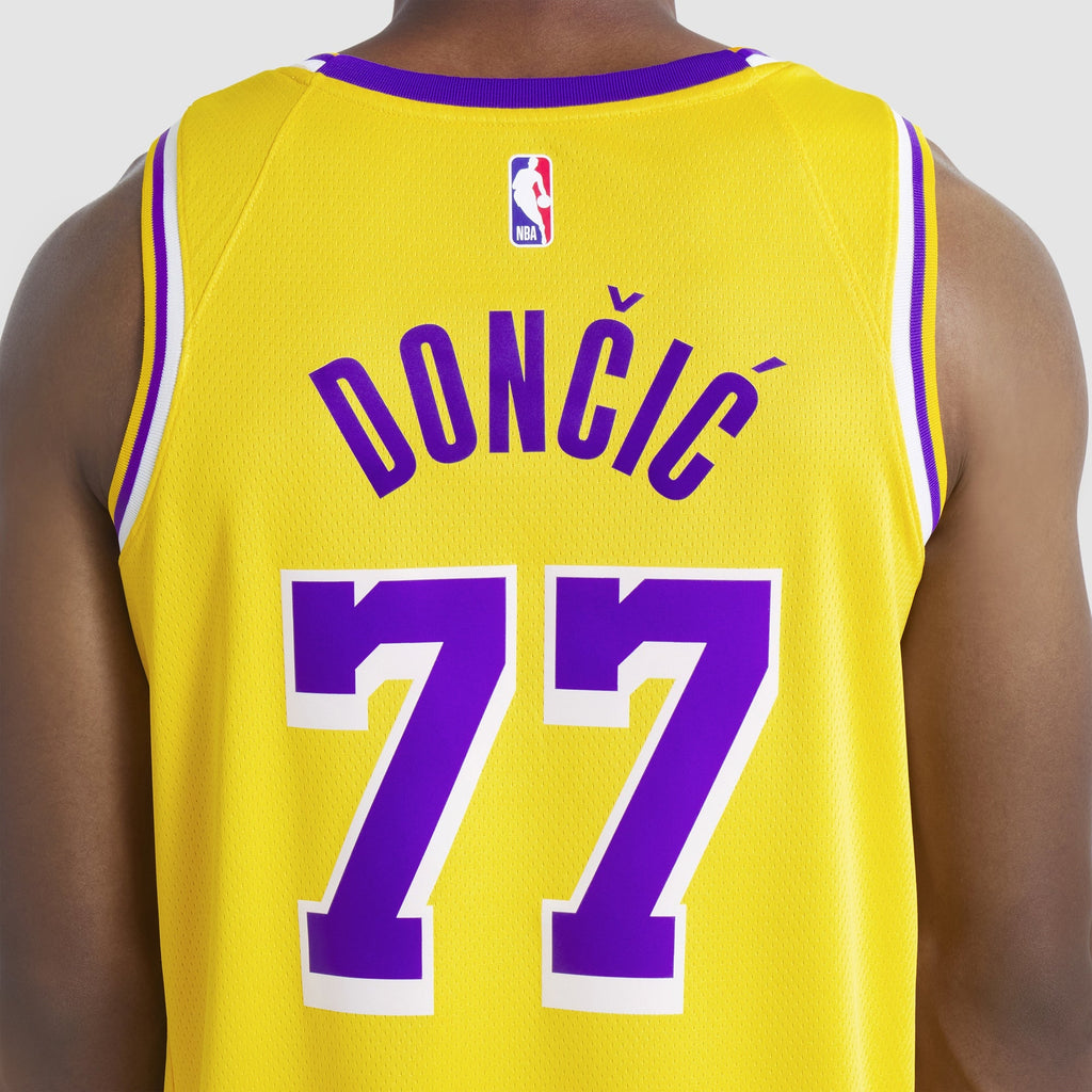 Los Angeles Lakers Icon Swingman Jersey - Luka Doncic - Unisex product image 10, provided for visual reference and product