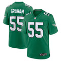 Philadelphia Eagles Brandon Graham Kelly Green Alternate Game Jersey product image 1, provided for visual reference and