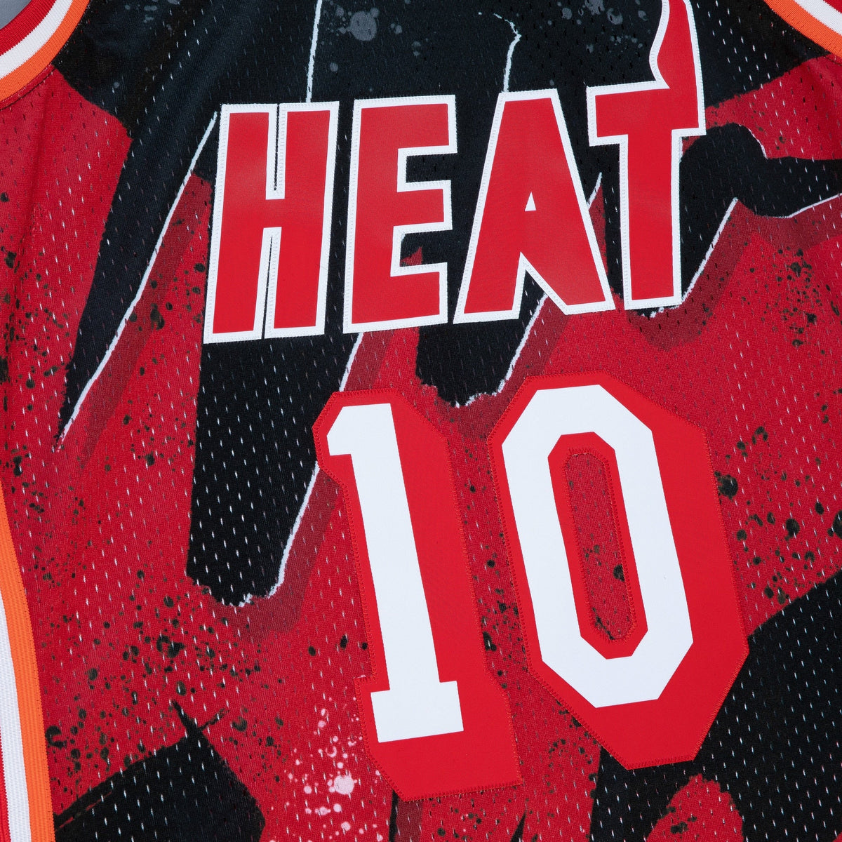 Tim Hardaway Miami Heat 1996 Hyper Hoops Swingman Jersey - Scarlet product image 5, provided for visual reference and