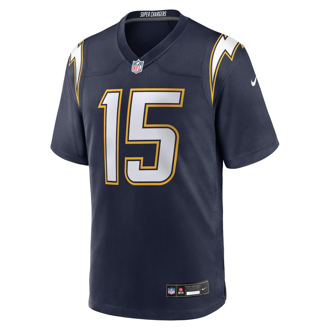 Los Angeles Chargers Ladd McConkey Powder Blue Player Game Jersey product image 18, provided for visual reference and