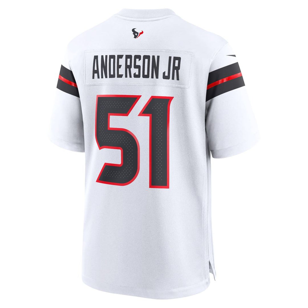 Houston Texans Will Anderson Jr. White Game Jersey product image 6, provided for visual reference and product detail review