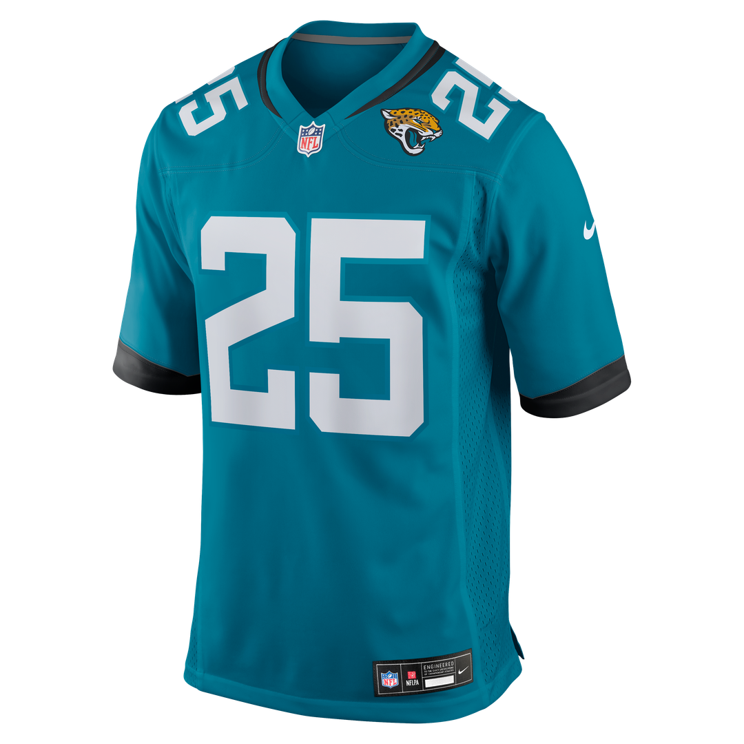 Jacksonville Jaguars Rayuan Lane III Teal Team Game Jersey product image 2, provided for visual reference and product detail
