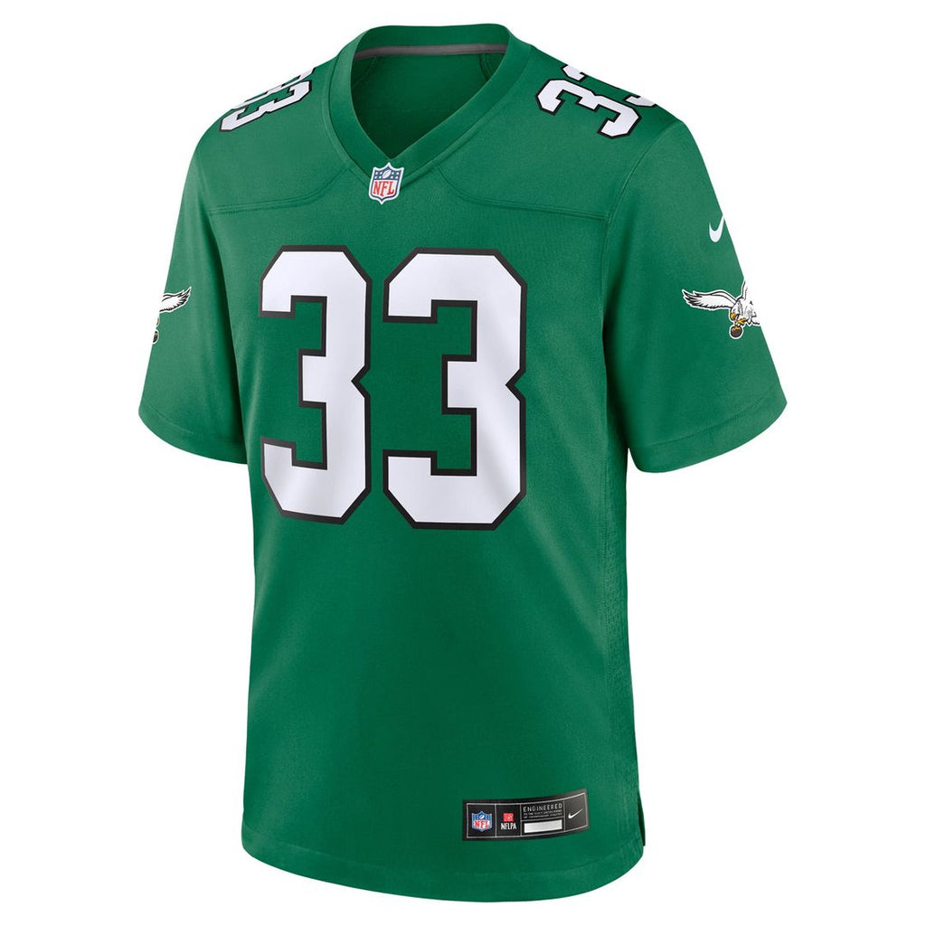 Philadelphia Eagles Cooper DeJean Midnight Green Team Game Jersey product image 14, provided for visual reference and