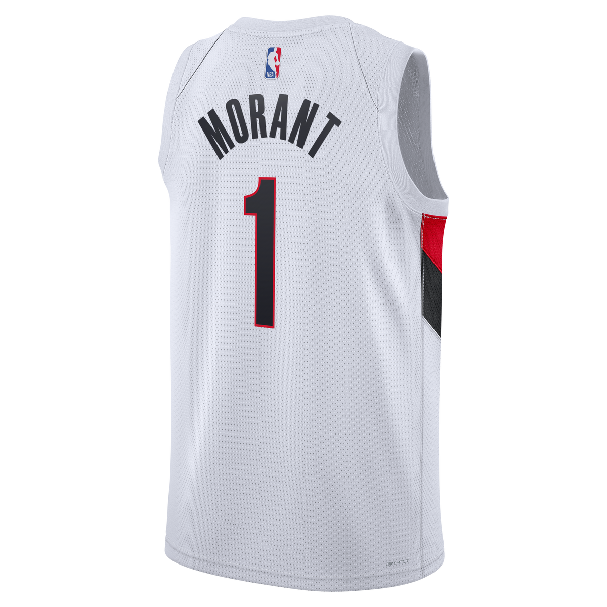 Ja Morant Portland Trail Blazers Association Edition Replica Swingman Jersey - White - Unisex product image 4, provided for
