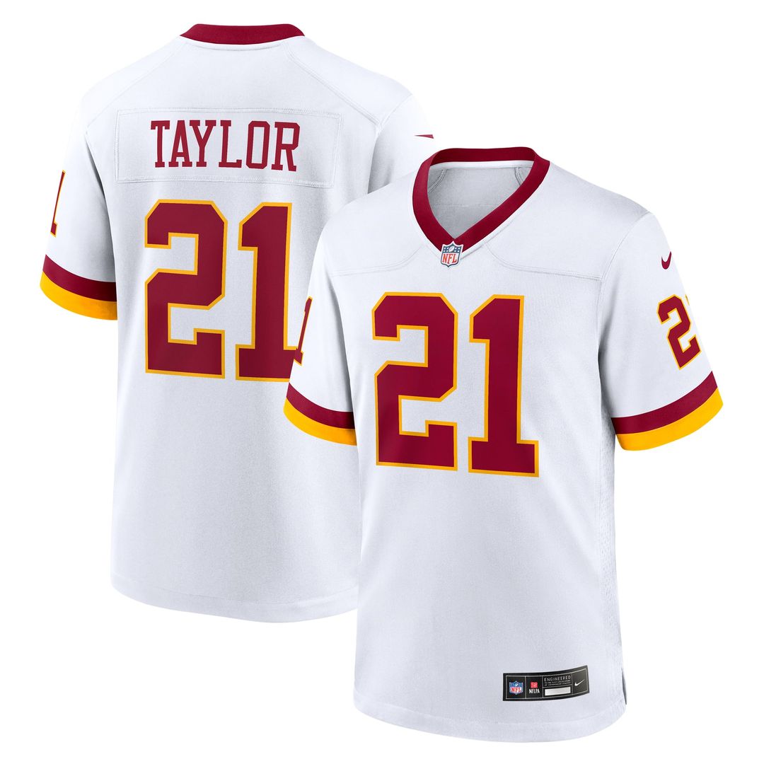 Washington Commanders Sean Taylor White Game Super Bowl Era Jersey product image 1, provided for visual reference and
