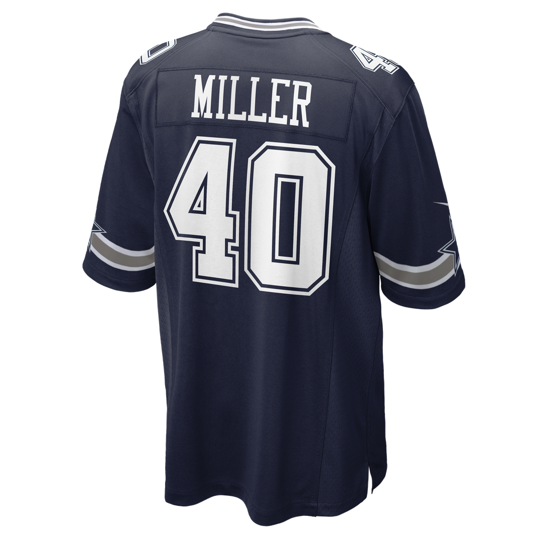 Dallas Cowboys Von Miller Navy Game Jersey product image 13, provided for visual reference and product detail review