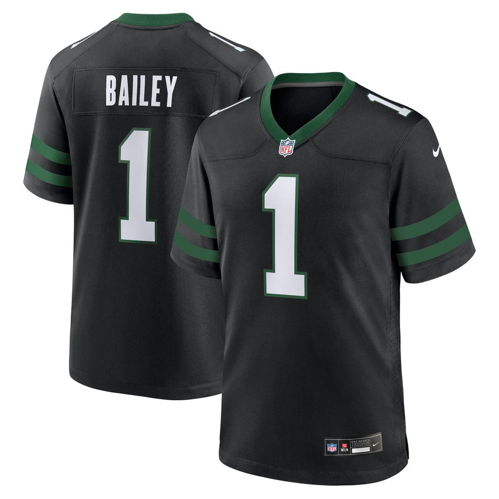 New York Jets David Bailey Green Team Game Jersey product image 13, provided for visual reference and product detail review