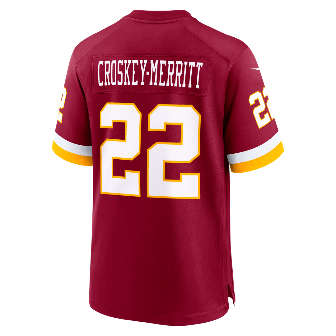 Washington Commanders Jacory Croskey-Merritt White Game Super Bowl Era Jersey product image 15, provided for visual