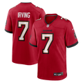 Tampa Bay Buccaneers Bucky Irving Red Game Jersey product image 1, provided for visual reference and product detail review