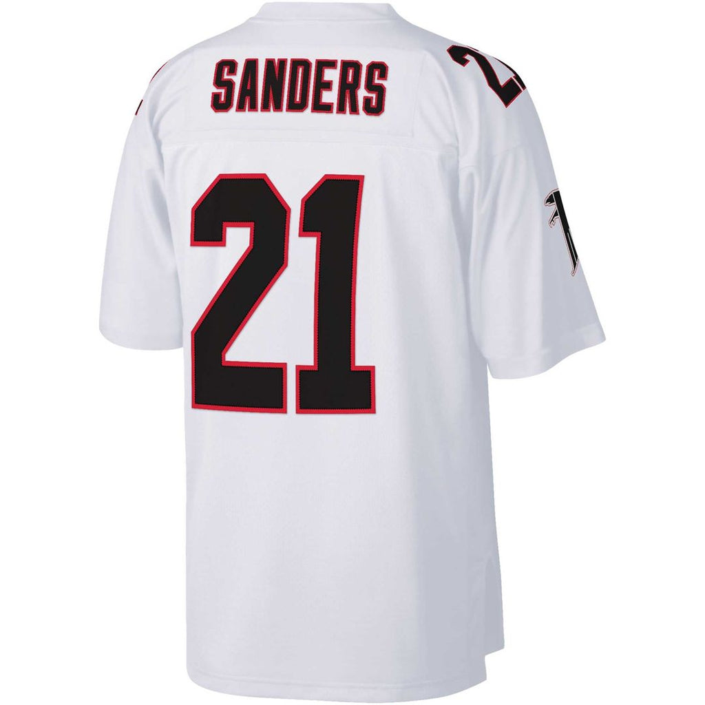 Atlanta Falcons Deion Sanders White Big & Tall 1992 Retired Player Replica Jersey product image 3, provided for visual