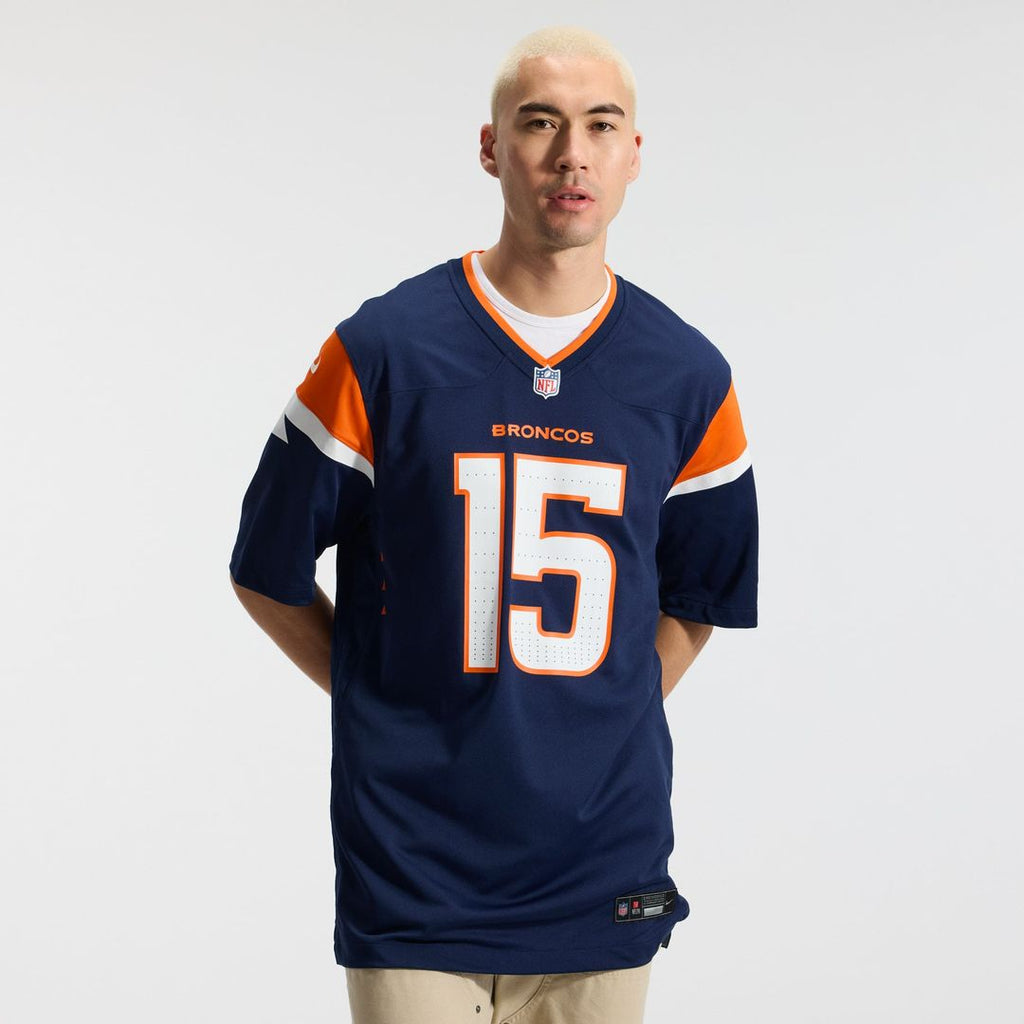 Denver Broncos Nik Bonitto Orange Team Game Jersey product image 18, provided for visual reference and product detail review