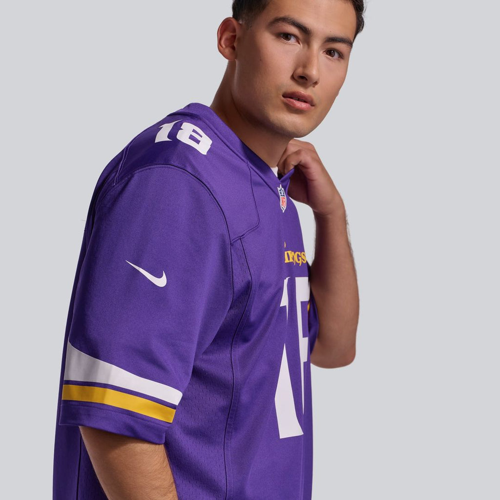 Minnesota Vikings Justin Jefferson Purple Player Game Jersey product image 9, provided for visual reference and product