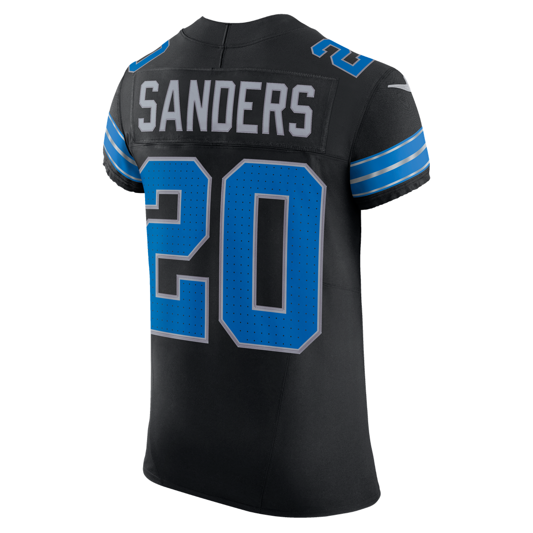 Detroit Lions Barry Sanders Black Alternate Vapor F.U.S.E. Elite Jersey product image 6, provided for visual reference and