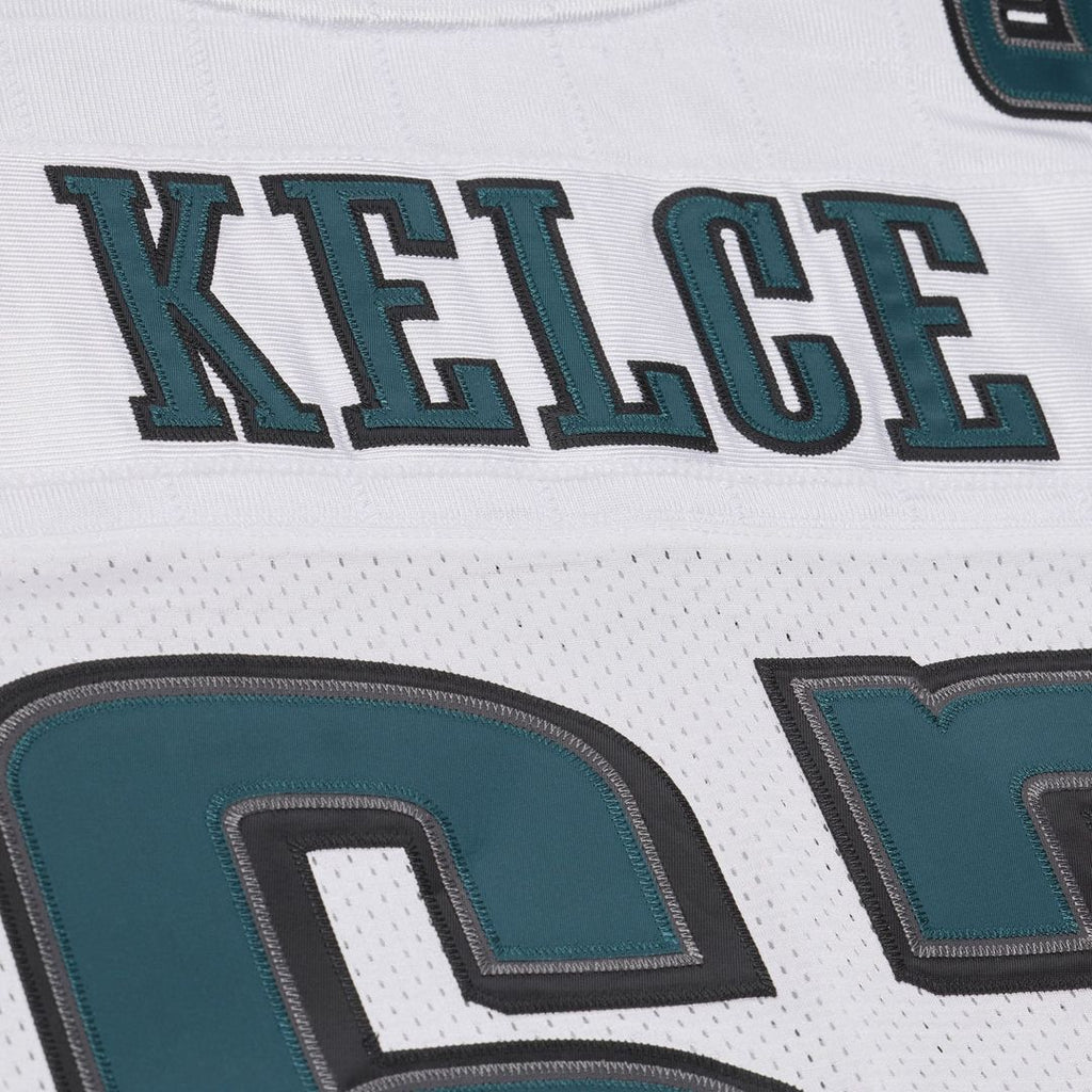 Philadelphia Eagles Jason Kelce White 2011 Authentic Throwback Jersey product image 7, provided for visual reference and