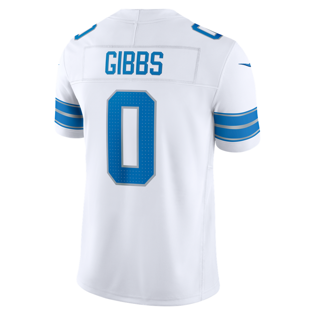 Detroit Lions Jahmyr Gibbs Black Alternate Vapor F.U.S.E. Stitched Limited Jersey product image 9, provided for visual