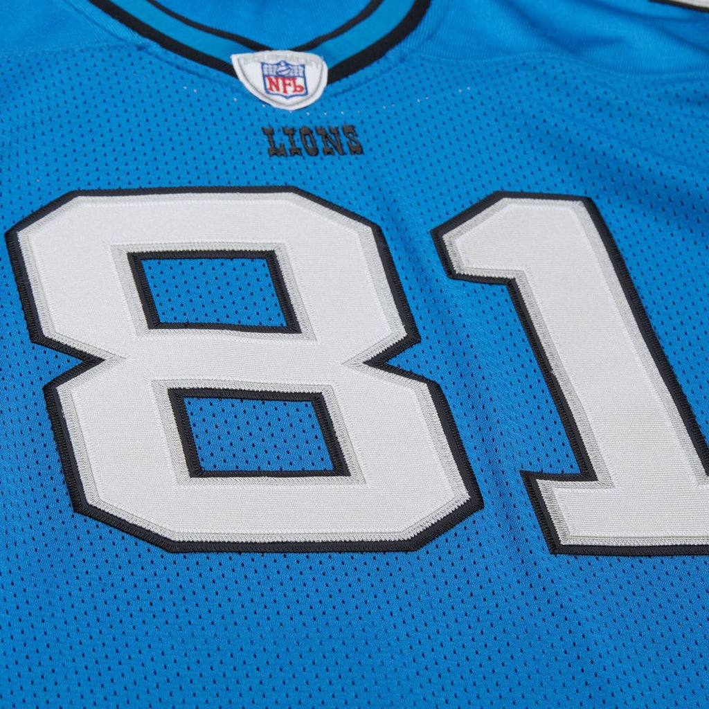 Detroit Lions Calvin Johnson Black 2007 Authentic Throwback Jersey product image 20, provided for visual reference and