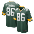 Green Bay Packers John FitzPatrick Green Team Game Jersey product image 1, provided for visual reference and product detail
