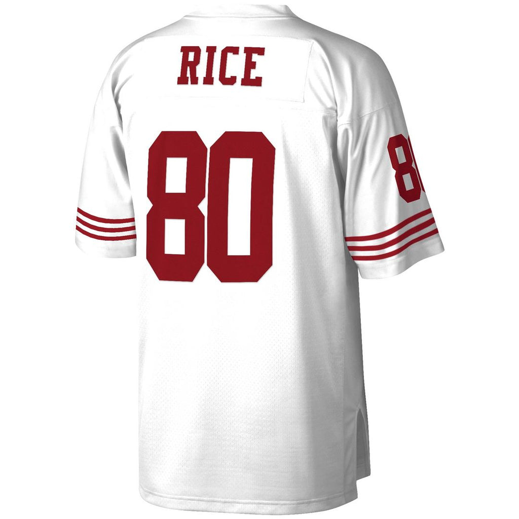 San Francisco 49ers Jerry Rice Scarlet Legacy Replica Jersey product image 9, provided for visual reference and product