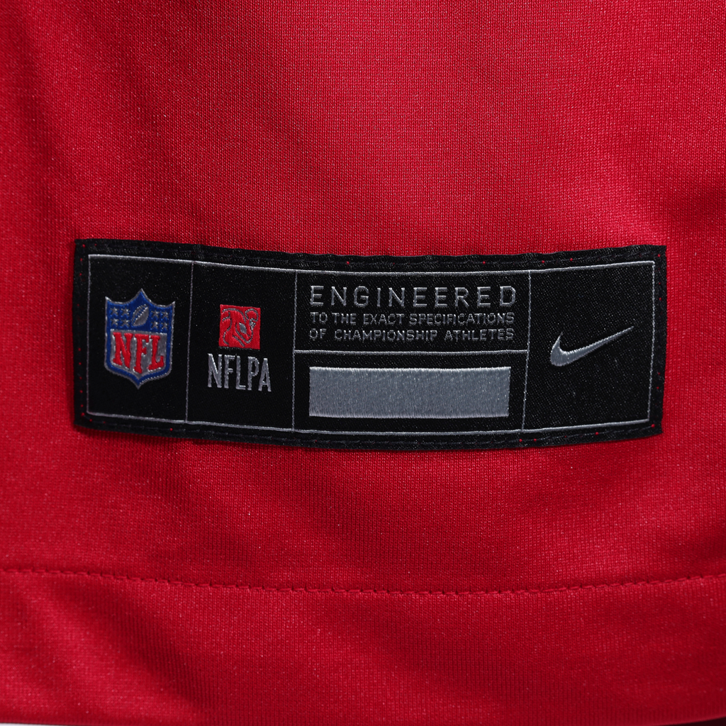 San Francisco 49ers Marques Sigle Scarlet Team Game Jersey product image 6, provided for visual reference and product detail