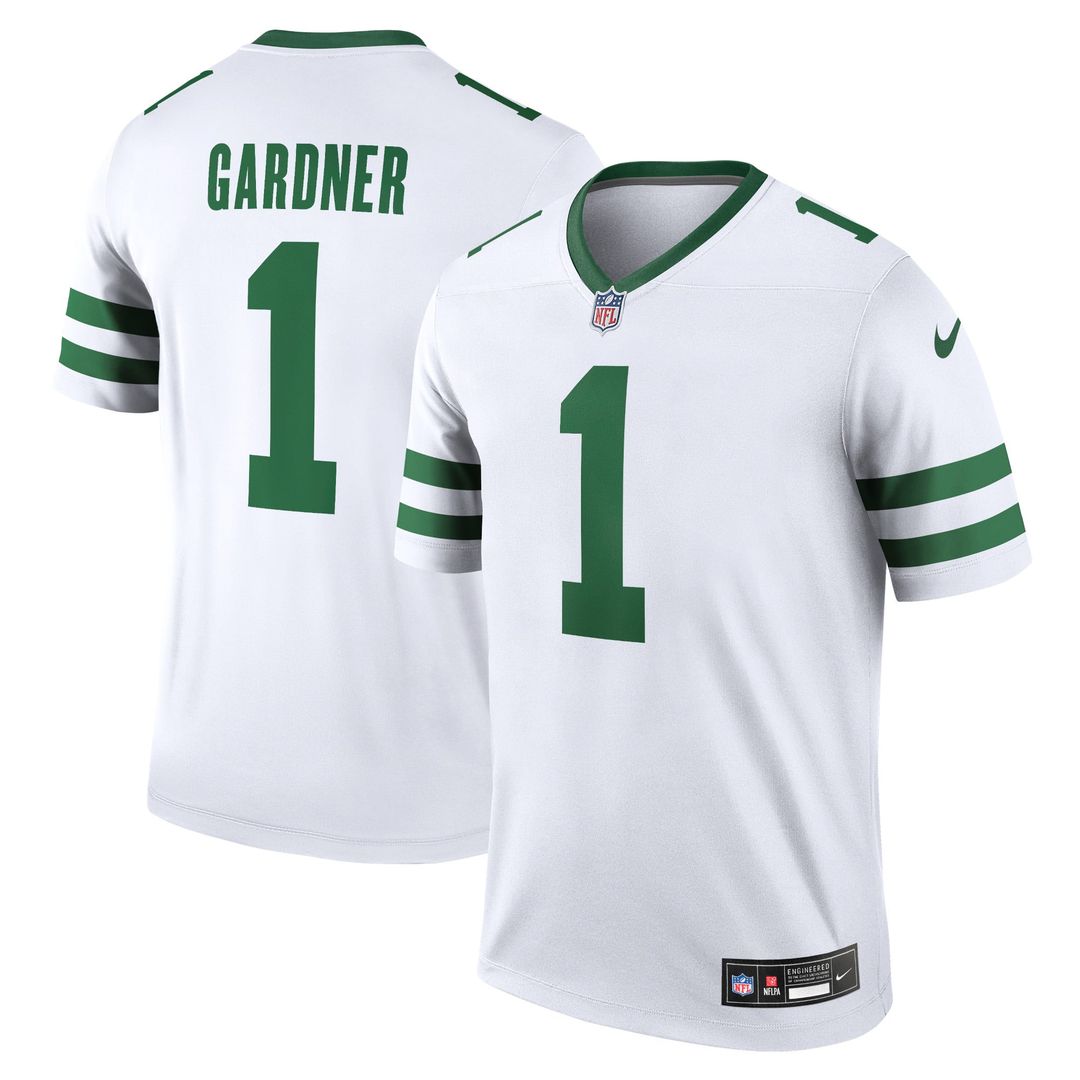 New York Jets Ahmad Sauce Gardner White Legend Player Performance Top product image 1, provided for visual reference and