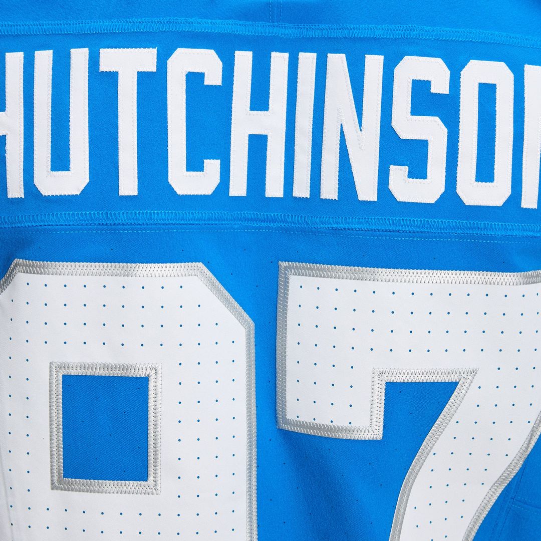 Detroit Lions Aidan Hutchinson Black Alternate Vapor F.U.S.E. Elite Jersey product image 32, provided for visual reference