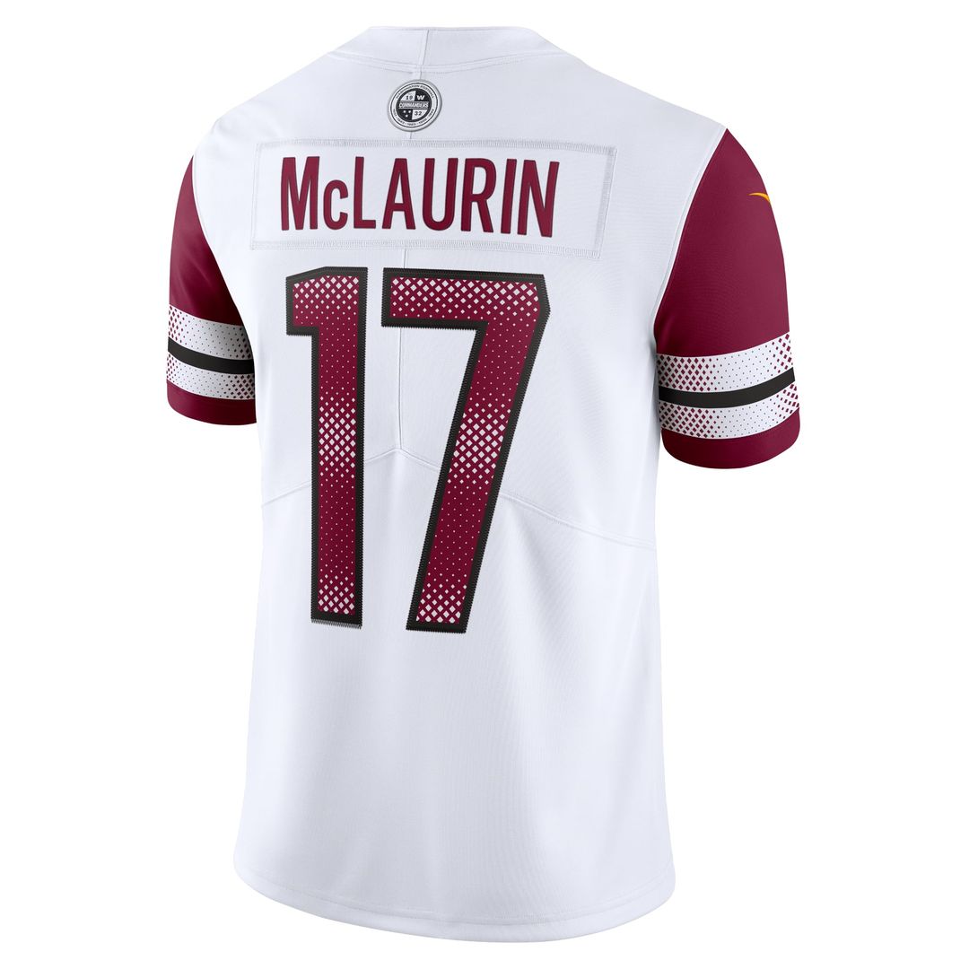 Washington Commanders Terry McLaurin White Vapor Limited Jersey product image 6, provided for visual reference and product
