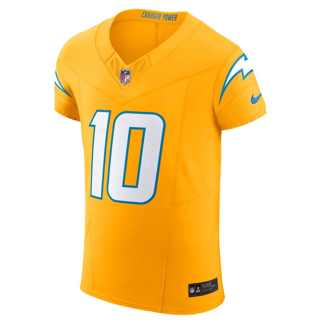 Los Angeles Chargers Justin Herbert Navy Alternate Vapor F.U.S.E. Elite Jersey product image 8, provided for visual