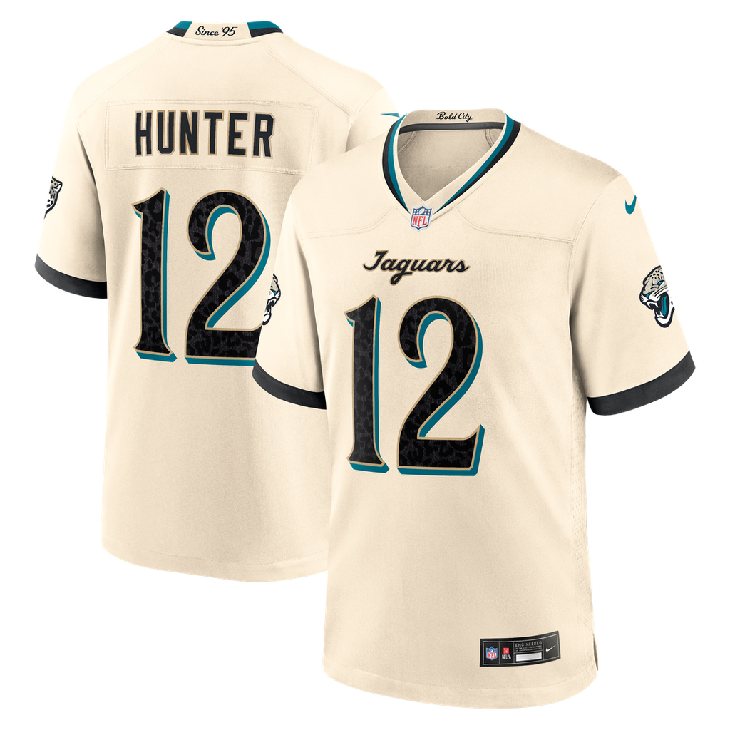 Jacksonville Jaguars Travis Hunter Natural 2026 Rivalries Collection Game Jersey product image 1, provided for visual
