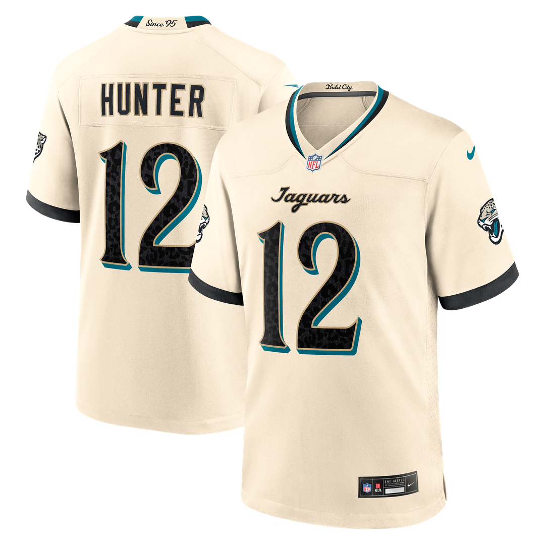 Jacksonville Jaguars Travis Hunter Natural 2026 Rivalries Collection Game Jersey product image 1, provided for visual