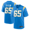 Los Angeles Chargers Logan Taylor Powder Blue Team Game Jersey product image 1, provided for visual reference and product
